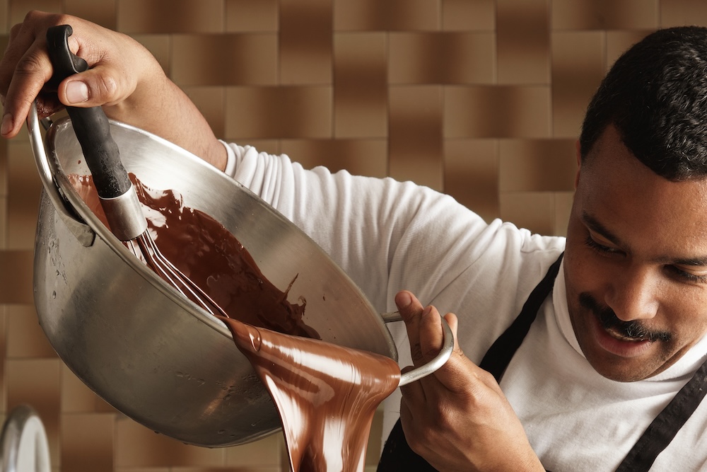 Illustratie van het beroep : Chocolatier-ijsbereider