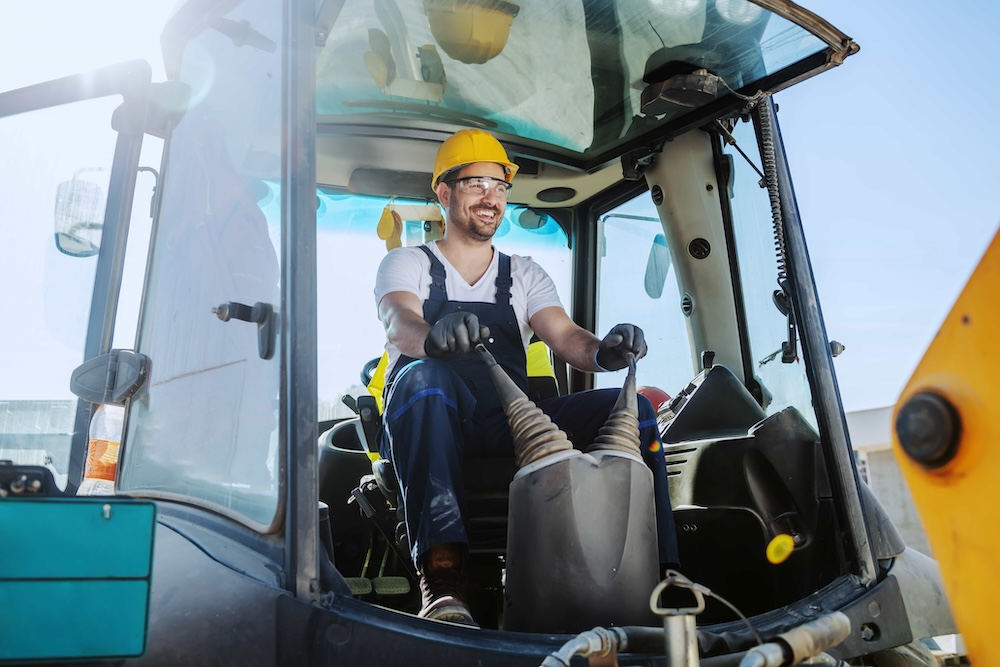 Illustration du métier : Conducteur d'engins de terrassement (h/f/x)