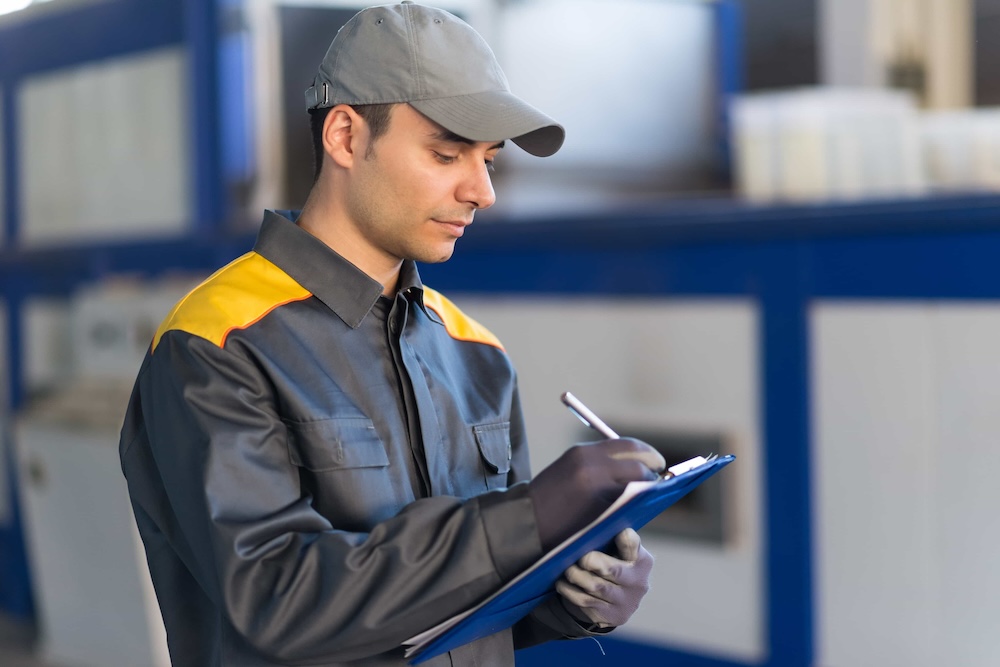 Illustratie van het beroep : Industrieel en logistiek planner