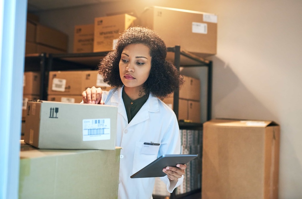 Illustratie van het beroep : Logistiek assistent in zorginstellingen