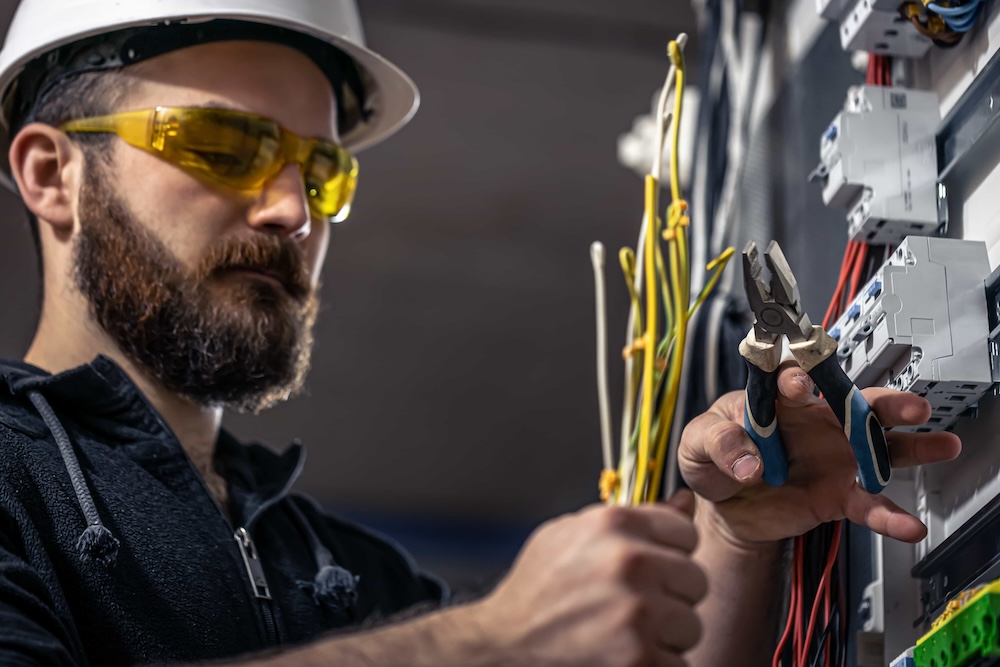 Illustratie van het beroep : Monteur bedrader elektronica