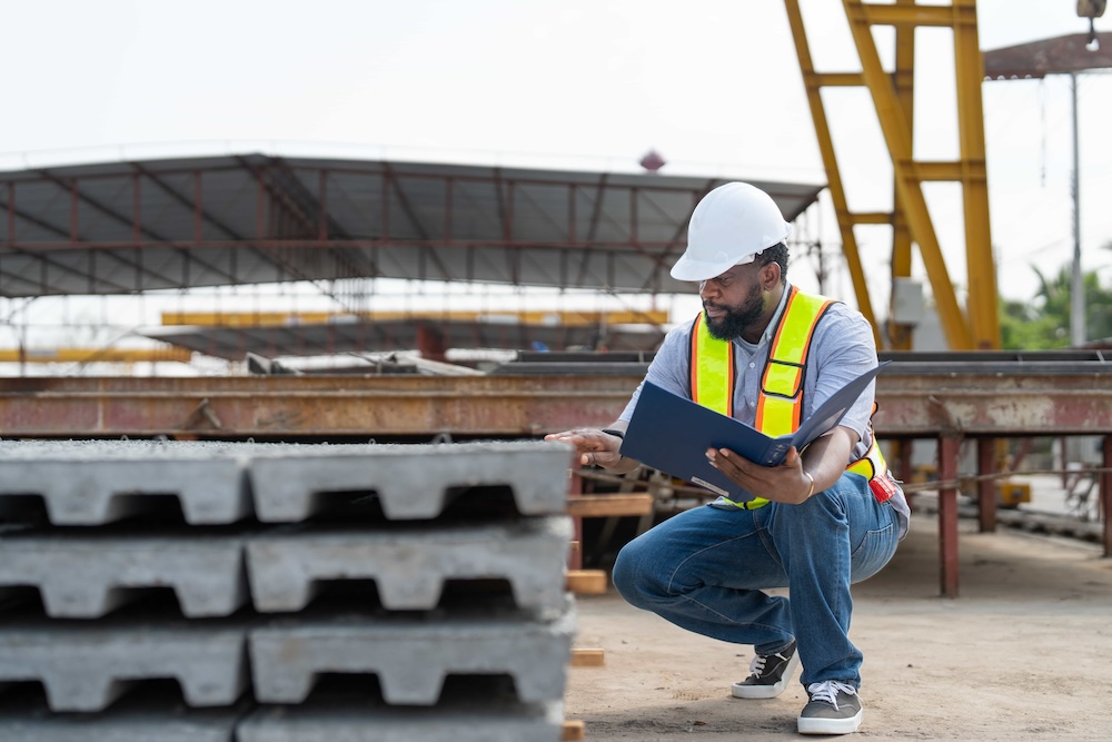 Illustratie van het beroep : Productiemedewerker prefabbeton