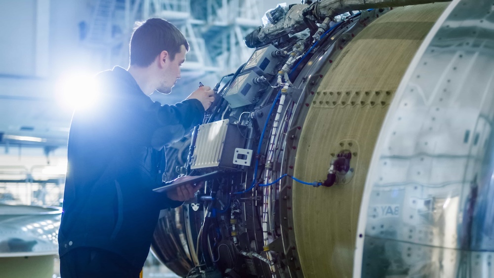 Illustration du métier : Technicien de maintenance en aéronautique (h/f/x)