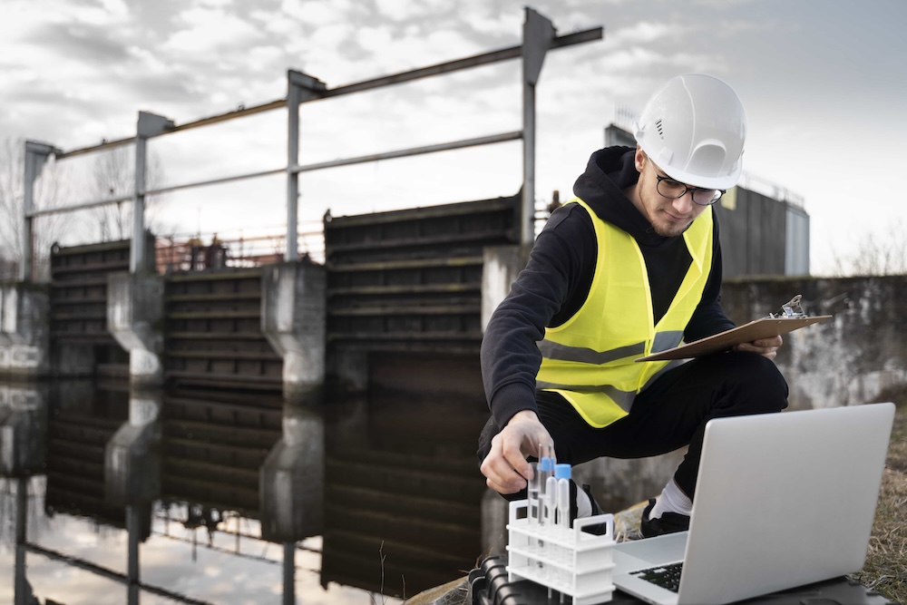 Illustratie van het beroep : Onderhoudstechnicus waterdistributie en sanering