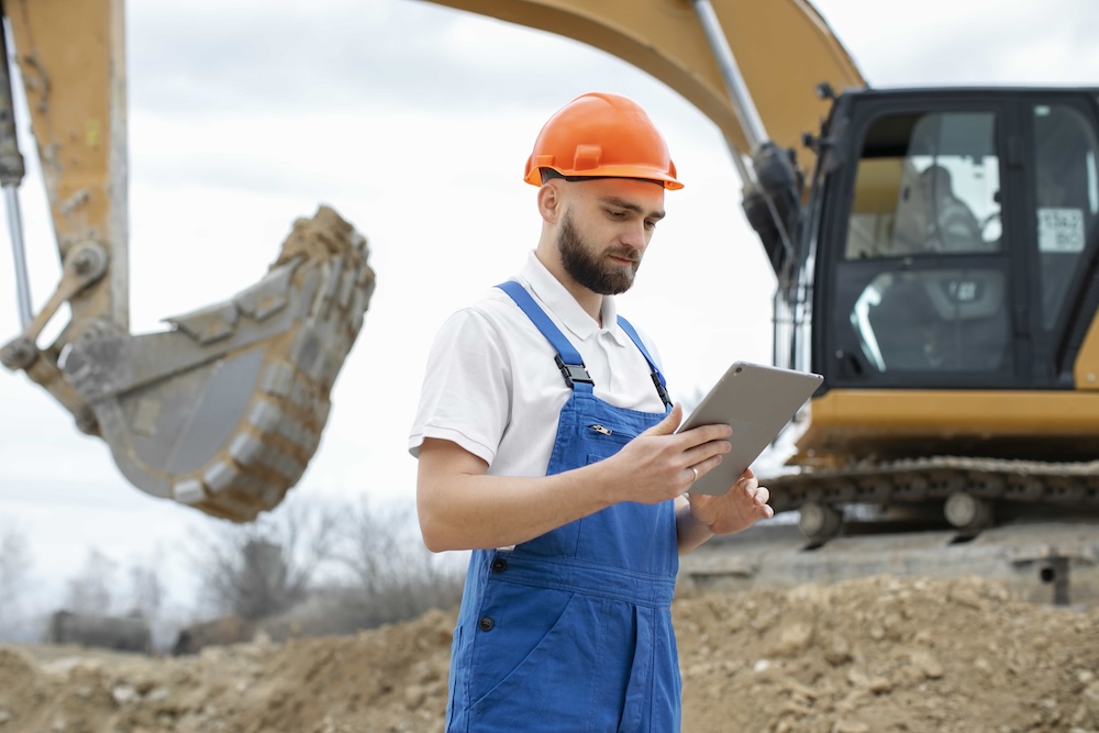 Illustratie van het beroep : Bediener of medewerker diepfunderingsmachines