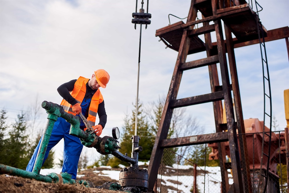 Illustratie van het beroep : Bediener machines verticale boringen