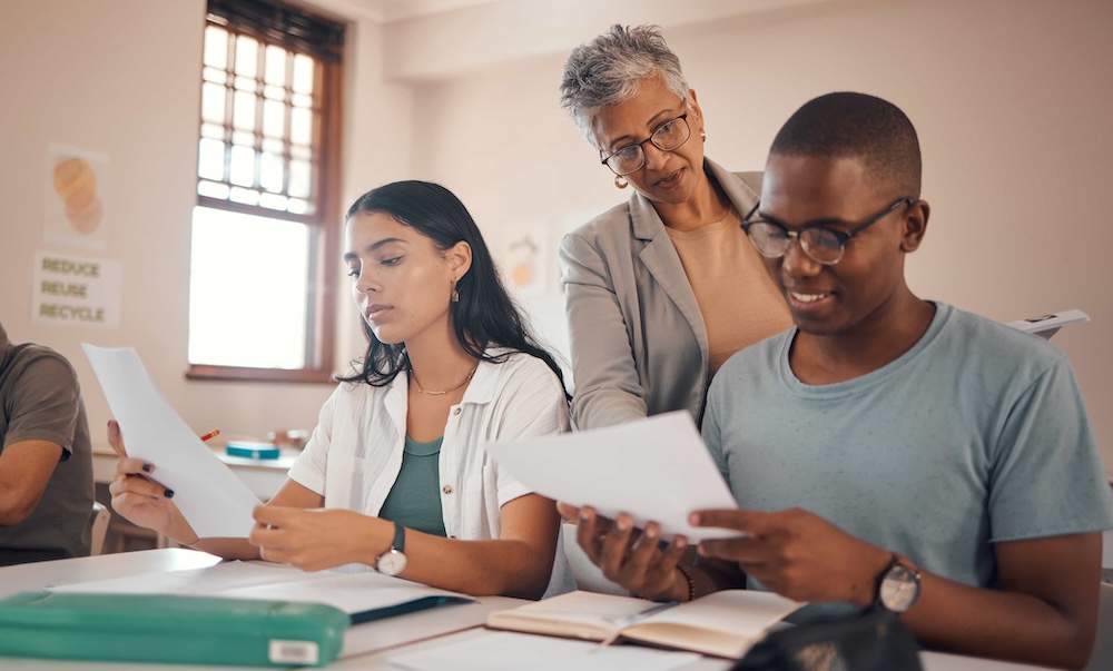 Illustratie van het beroep : Lesgever hoger niet-universitair onderwijs