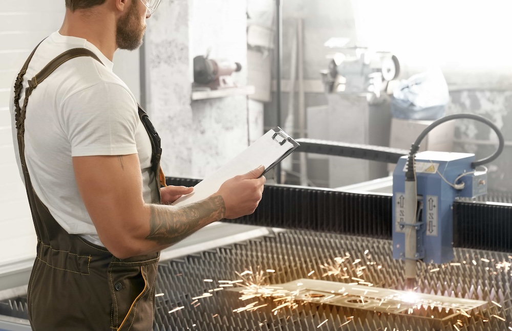 Illustration du métier : Ajusteur de machine de découpe (h/f/x)  